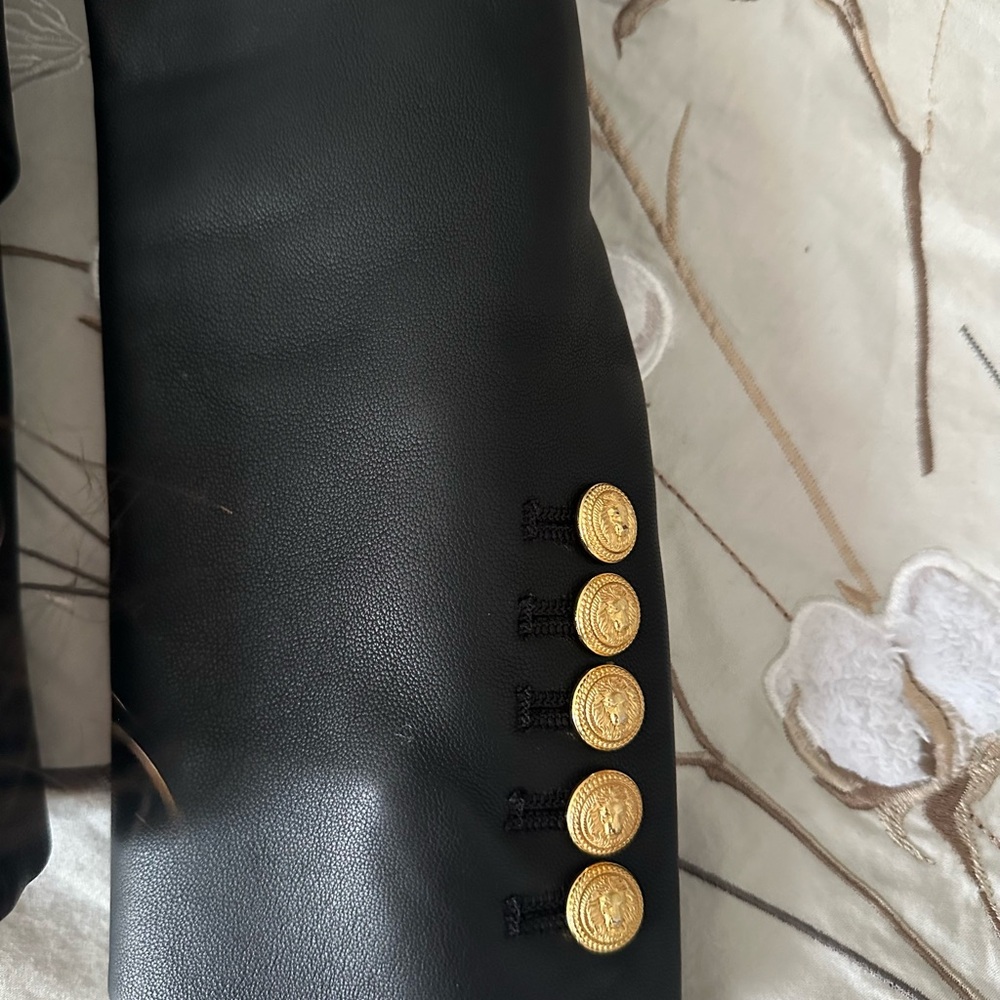 Balmain Black Blazer with Gold Buttons - Picture 5 of 9